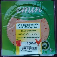 Mängden socker i Pré-tranchées de volaille paprika