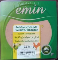 Mängden socker i Pré-tranchées de volaille pistaches