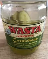 Mängden socker i Cornichons en lamelles