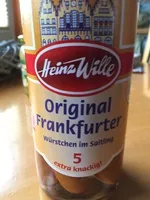 Mängden socker i Original Frankfurter