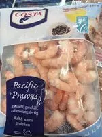 Mängden socker i Pacific Prawns