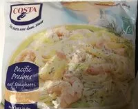 Mängden socker i Pacific Prawns auf Spaghetti