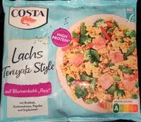 Mängden socker i Costa Lachs mit Reis
