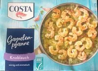 Mängden socker i Garnelen-pfanne