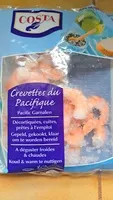 Mängden socker i Crevettes du Pacifique
