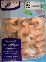 Mängden socker i crevettes du pacifique classique