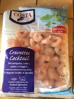 Mängden socker i Crevettes cocktail décortiquées surgelés COSTA