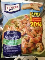 Mängden socker i Crevettes du pacifique aux fines herbes surgelées