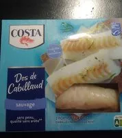 Mängden socker i Dos de cabillaud sauvage
