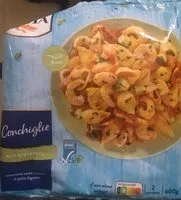 Mängden socker i Conchiglie aux crevettes