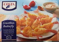 Mängden socker i Crevettes Butterfly
