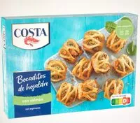 Mängden socker i Bocaditos de hojaldre con salmon