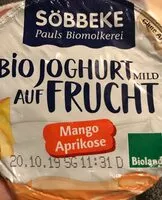 Mängden socker i Bio joghurt auf frucht