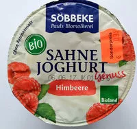 Mängden socker i Sahne Joghurt Himbeere