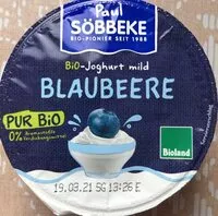 Mängden socker i Blaubeere Joghurt