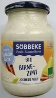 Mängden socker i Bio Birne-Zimt Joghurt mild