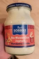 Mängden socker i Bio Weidenmilch Joghurt Mandarine Vanille