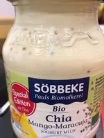 Mängden socker i Yoghourt chia mangue