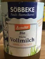Mängden socker i Bio frische Vollmilch