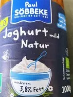 Mängden socker i Joghurt Natur 3,8%