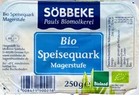 Mängden socker i Bio Speisequark Magerstufe