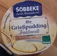 Mängden socker i Grießpudding Traditionell