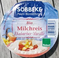 Mängden socker i Bio Milchreis Rhabarber-Vanille