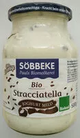 Mängden socker i Bio joghurt mild stracciatella