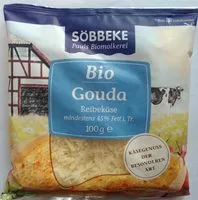 Mängden socker i Bio Gouda gerieben