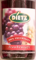 Mängden socker i Dietz Traubensaft