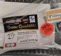 Mängden socker i Hacksteaks mit Füllung