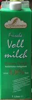 Mängden socker i Frische Vollmilch