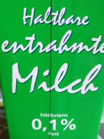 Mängden socker i Haltbare entrahmte Milch