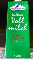 Mängden socker i Haltbare Vollmilch 3,5%