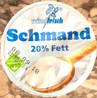 Mängden socker i Schmand