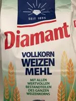 Mängden socker i Diamant Vollkorn Weizenmehl