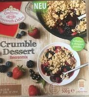 Mängden socker i Crumble Dessert