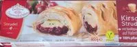 Mängden socker i Kirsch Strudel mit Vanillepudding auf Haferbasis