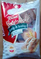 Mängden socker i Conditorei Coppenrath & Wiese Unsere Goldstücke Unsere Goldstücke kernig & kräftig 6 LAND-BRÖTCHEN (400g)
