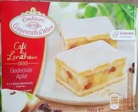 Mängden socker i Gedeckter Apfelkuchen