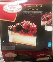 Mängden socker i Summer fruit gateau