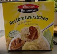 Mängden socker i Rostbratwürstchen mit Kartoffelpüree und Weinsauerkraut