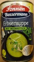 Mängden socker i Erbsensuppe mit Meerrettich