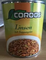 Mängden socker i Linsen mit Suppengrün