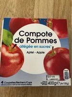 Mängden socker i Compote de pommes