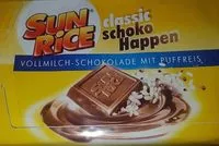 Mängden socker i Sun Rice Classic Schoko-happen 200G