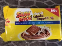 Mängden socker i Sun Rice Classic Schoko-happen 300G