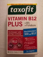 Mängden socker i Vitamin B12 Plus +B5 +Folsäure