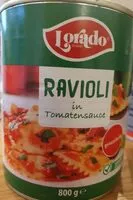Mängden socker i Ravioli in Tomatensauce