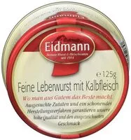 Mängden socker i Feine Leberwurst mit Kalbfleisch